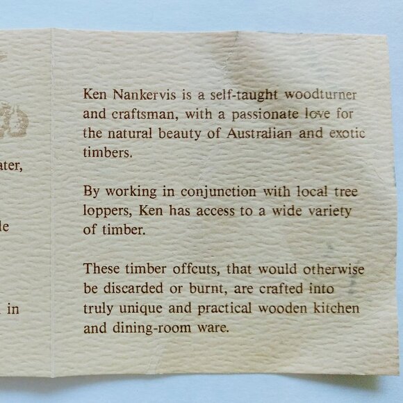 Australian Hand Turned Red Gum Bowl - Picture 5 of 5